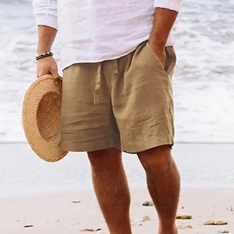 Tailored Linen Shorts