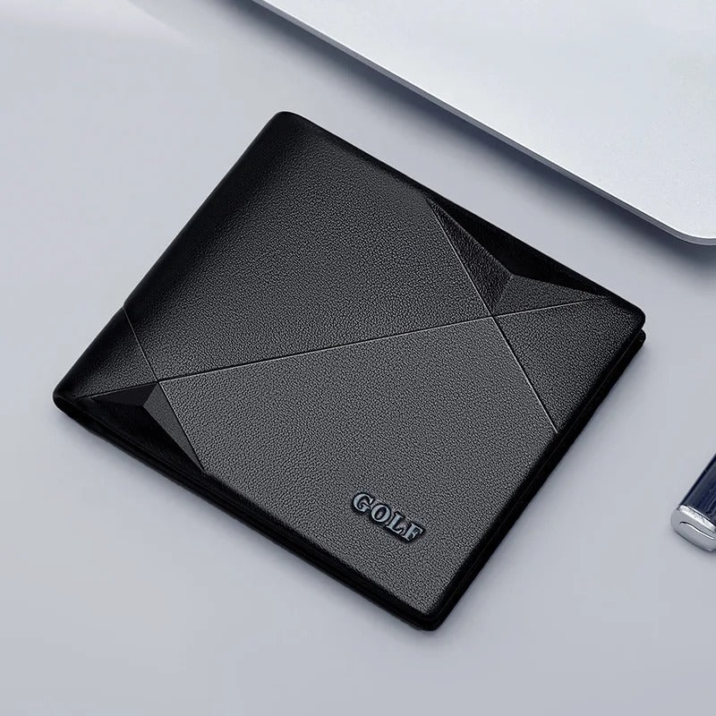Men’s Leather Golf Wallet – Slim & Stylish