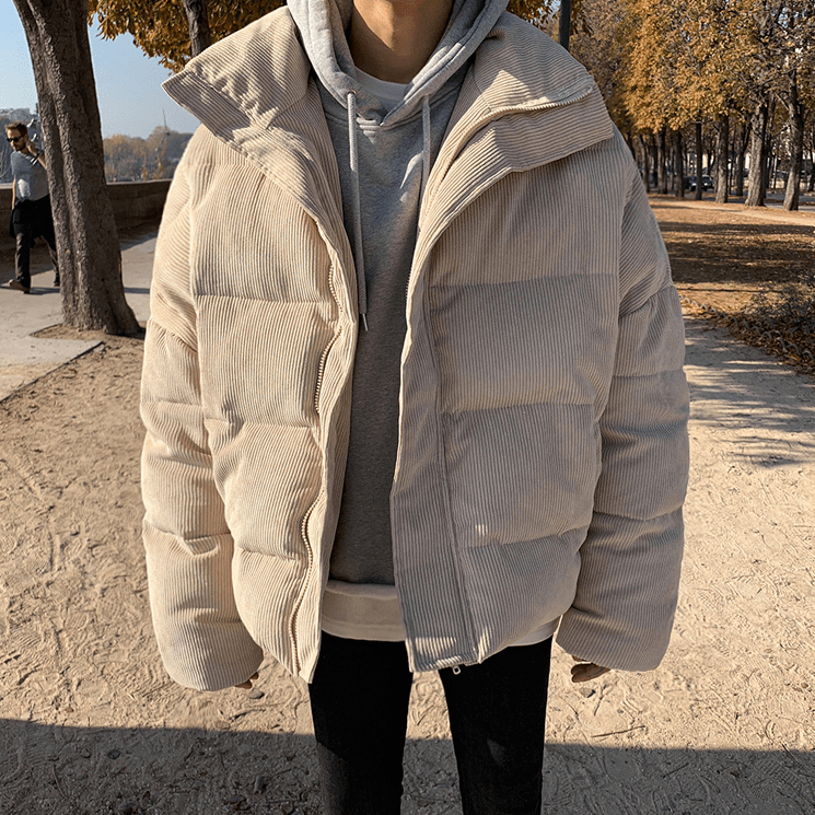 Corduroy Puffer Jacket – Fayymont