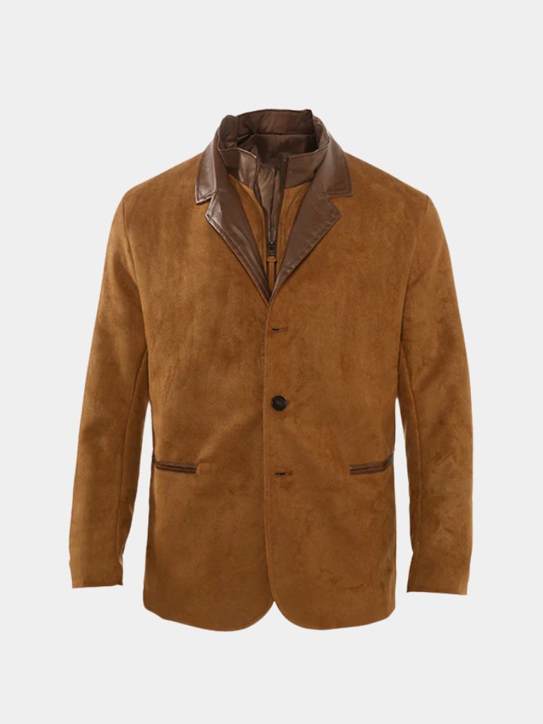 Lucien Autumn Suede Coat - Fayymont Co