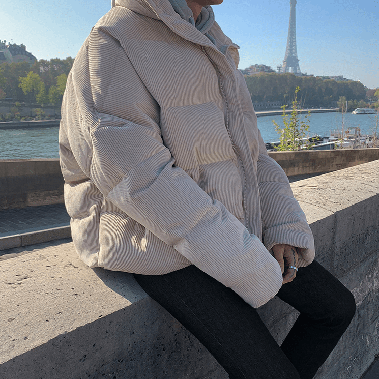 Corduroy Puffer Jacket – Fayymont