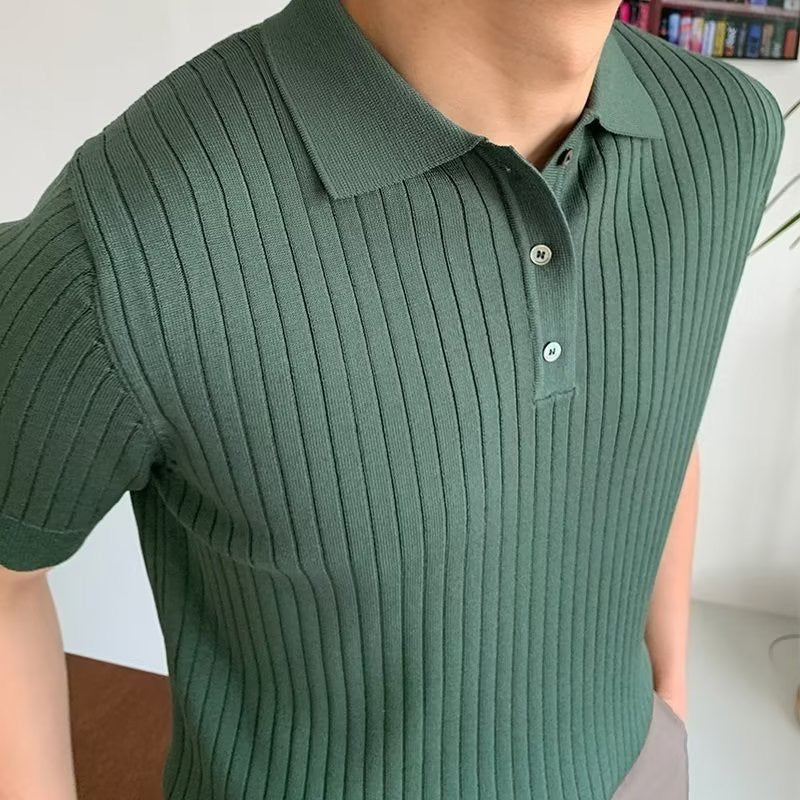 Amalfi Knitted Polo Shirt