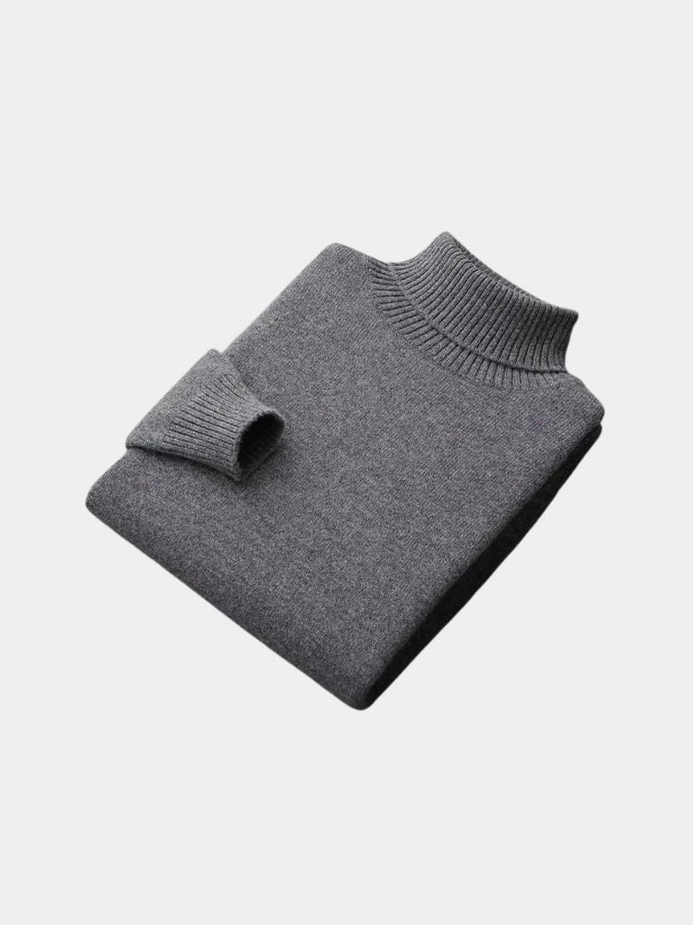 Rollkragenpullover aus 100 % Merinowolle – Fayymont Co – Fayymont