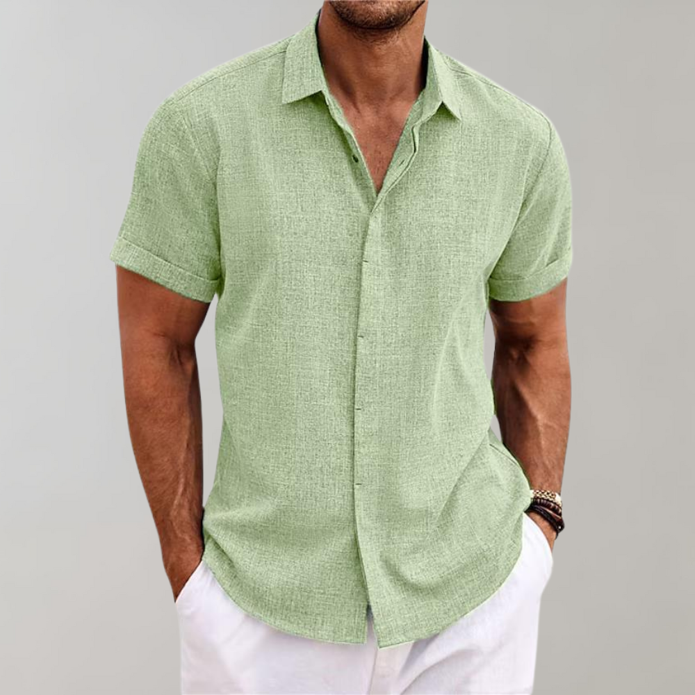 Men’s Buttoned Classic Style Polo Shirt – Fayymont