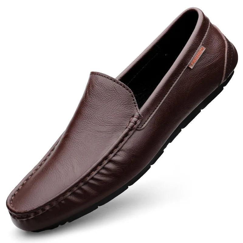Vittorio Herren-Loafer aus italienischem Leder | Luxuriöse Slip-On-Mokassins – Fayymont