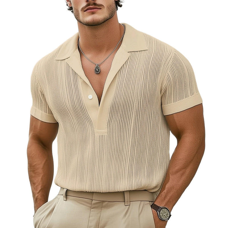 Oxford Breeze Knit V-Ausschnitt – Fayymont
