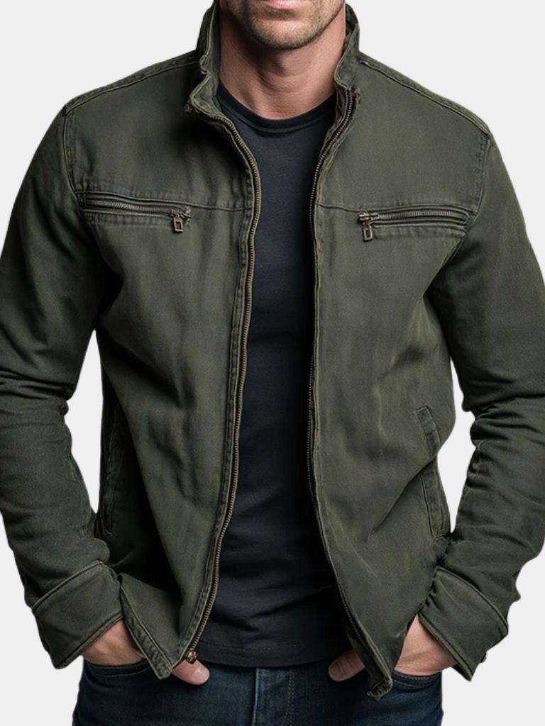 Valmont Vintage Olive Feldjacke – Fayymont Co – Fayymont