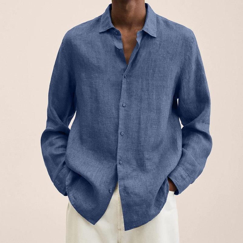 Men's Linen Shirt Elegant Style