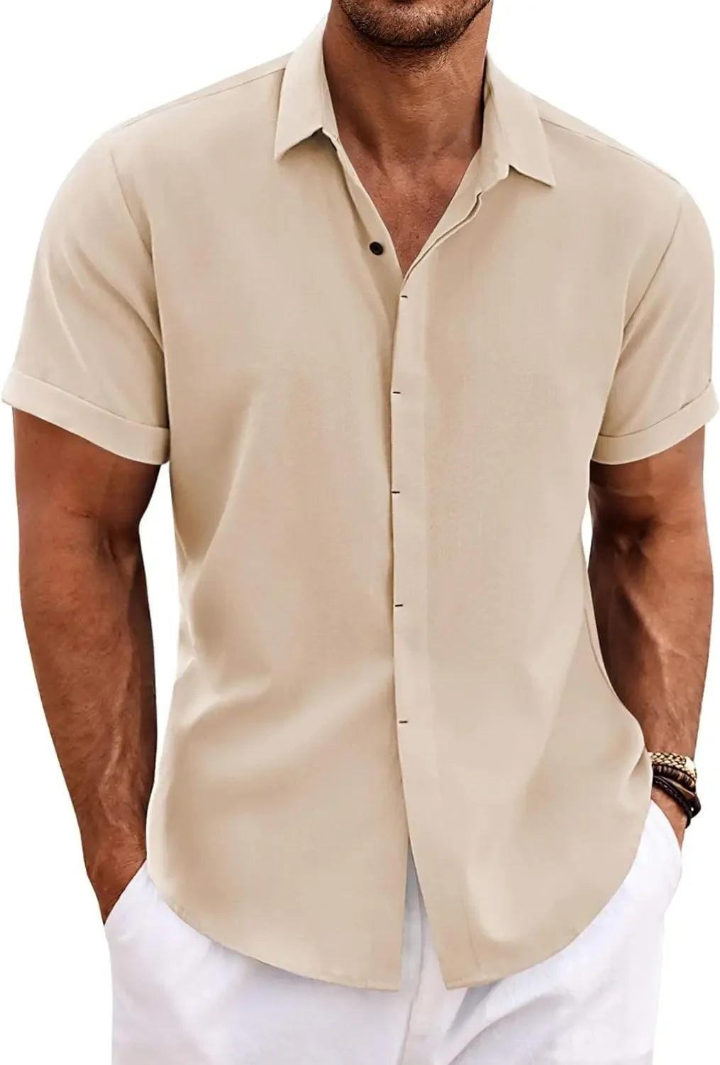 Milo Riviera Linen Shirt – Short Sleeve Summer Edition