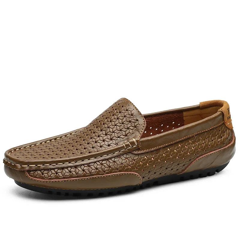 Solenizio Oxford-Leder-Loafer – Fayymont