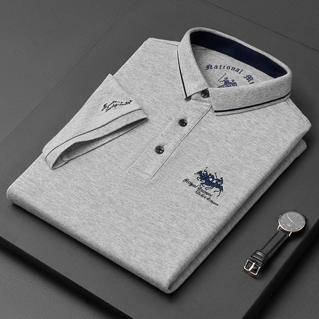 Men’s Polo Shirt with Buttons – Fayymont