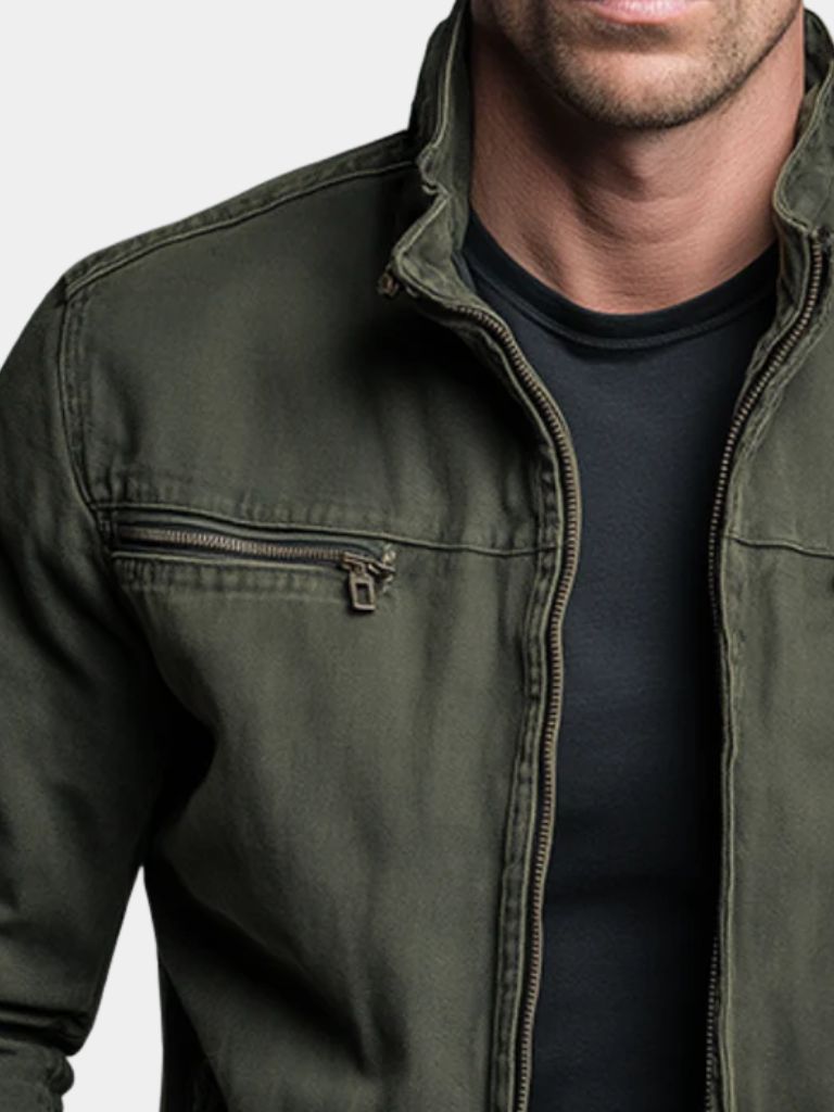 Valmont Vintage Olive Feldjacke – Fayymont Co – Fayymont