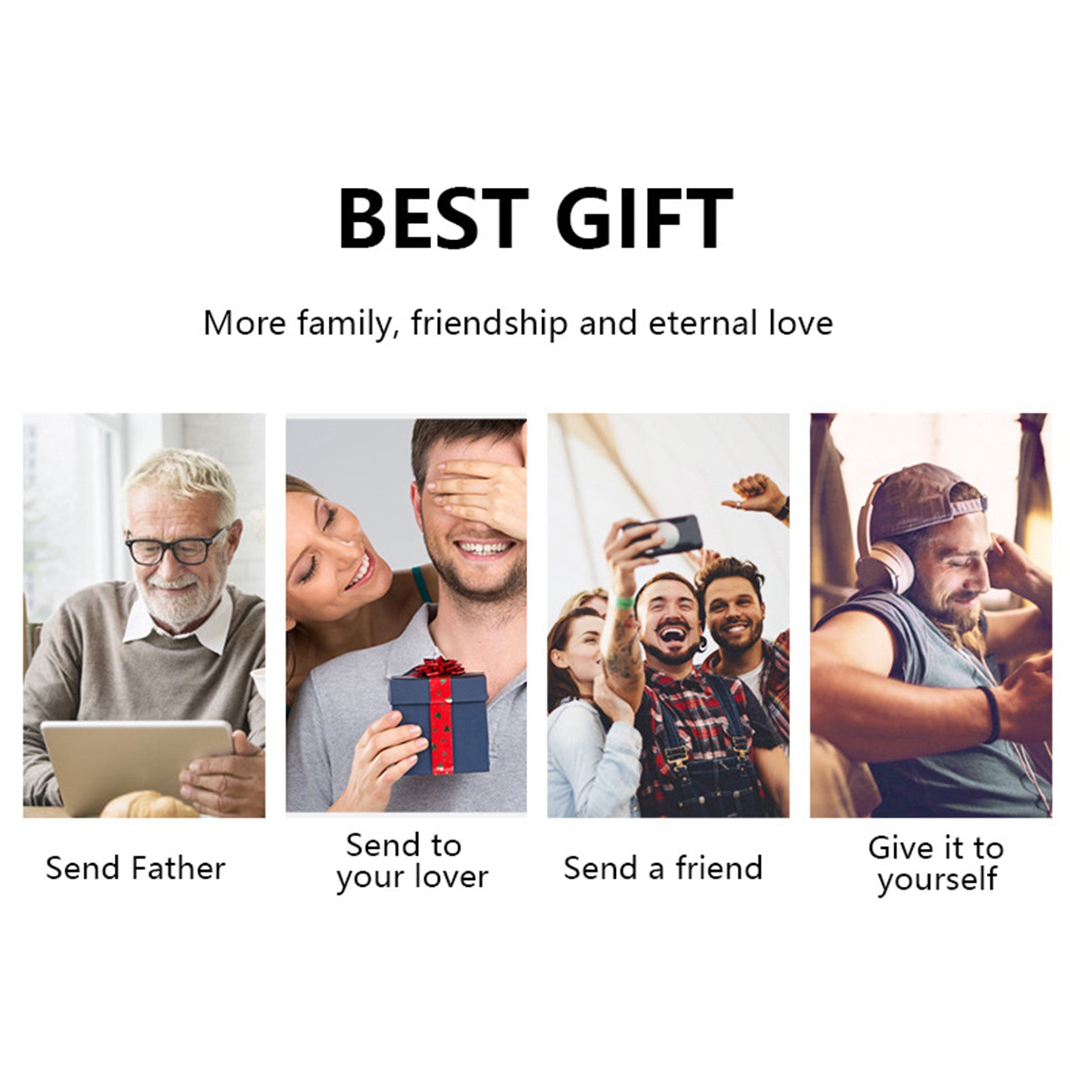 Men's PU Leather Wallet with Large Capacity & Multi-Card Slots Perfect Gift for Him