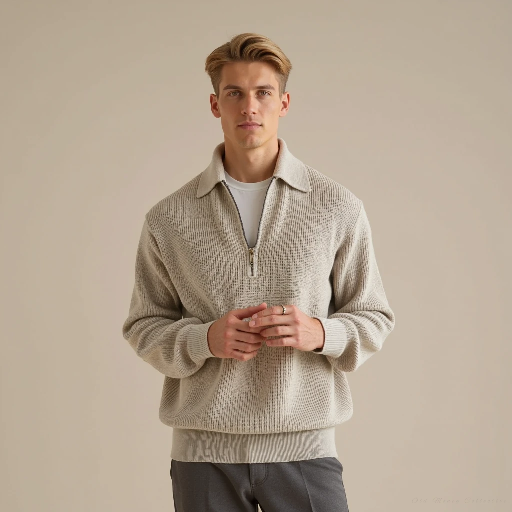 Devon Merino Zip Cardigan