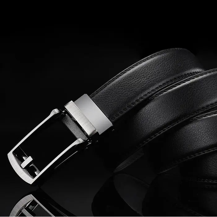 AutoFit Belt™ Executive Elite Gift Set – Self-Locking Buckle + 2 Luxury Straps + Card Holder + Premium Box | 50% Off
