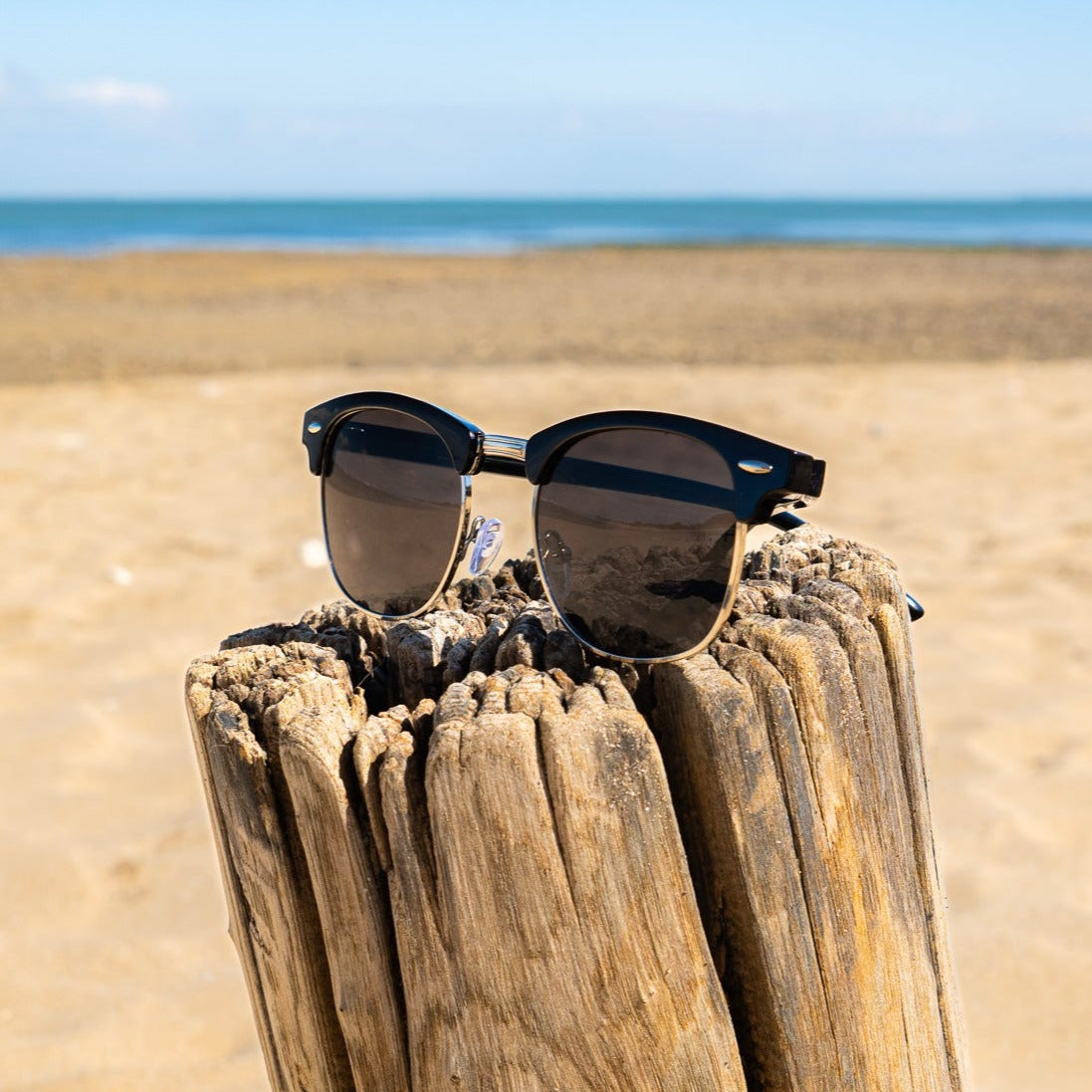 Alte Geld-Vintage-Sonnenbrille – Fayymont