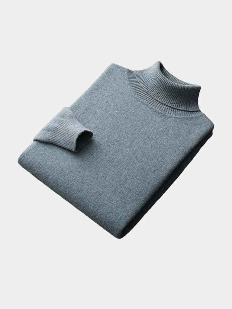 Rollkragenpullover aus 100 % Merinowolle – Fayymont Co – Fayymont