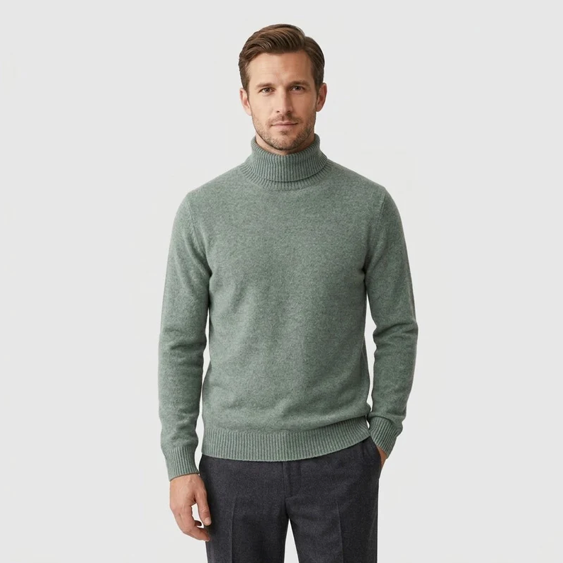 100 % Merinowoll Rollkragenpullover - Fayymont Co