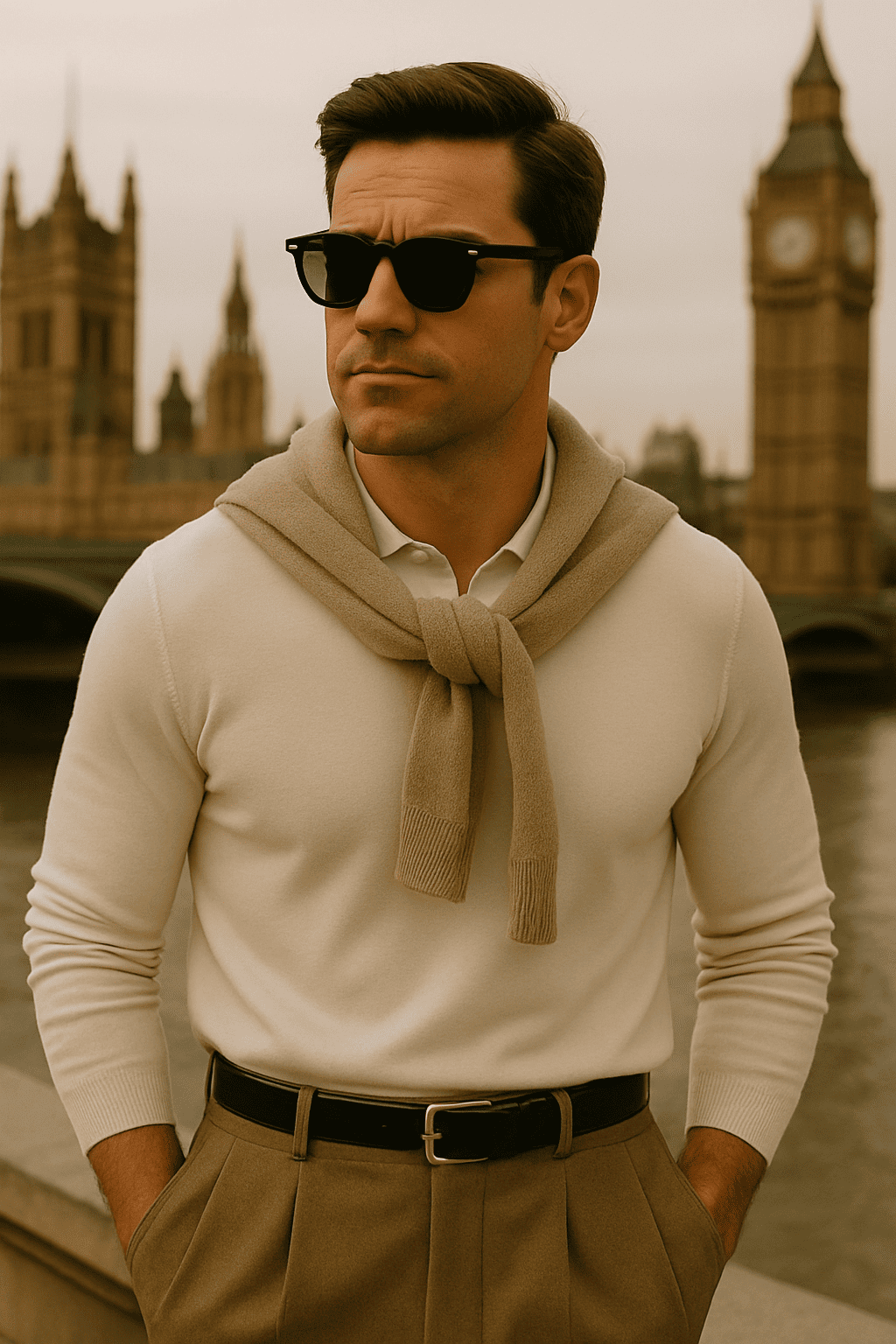 Summer Polygon Sunglasses – UV400 Protection for Men