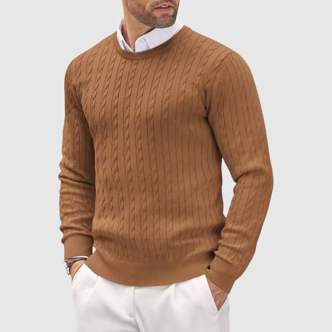 Slim Fit Cozy Layer Men’s Knitted Sweater