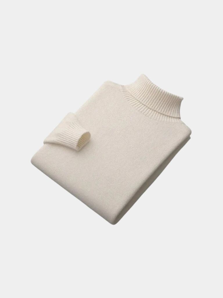 Rollkragenpullover aus 100 % Merinowolle – Fayymont Co – Fayymont