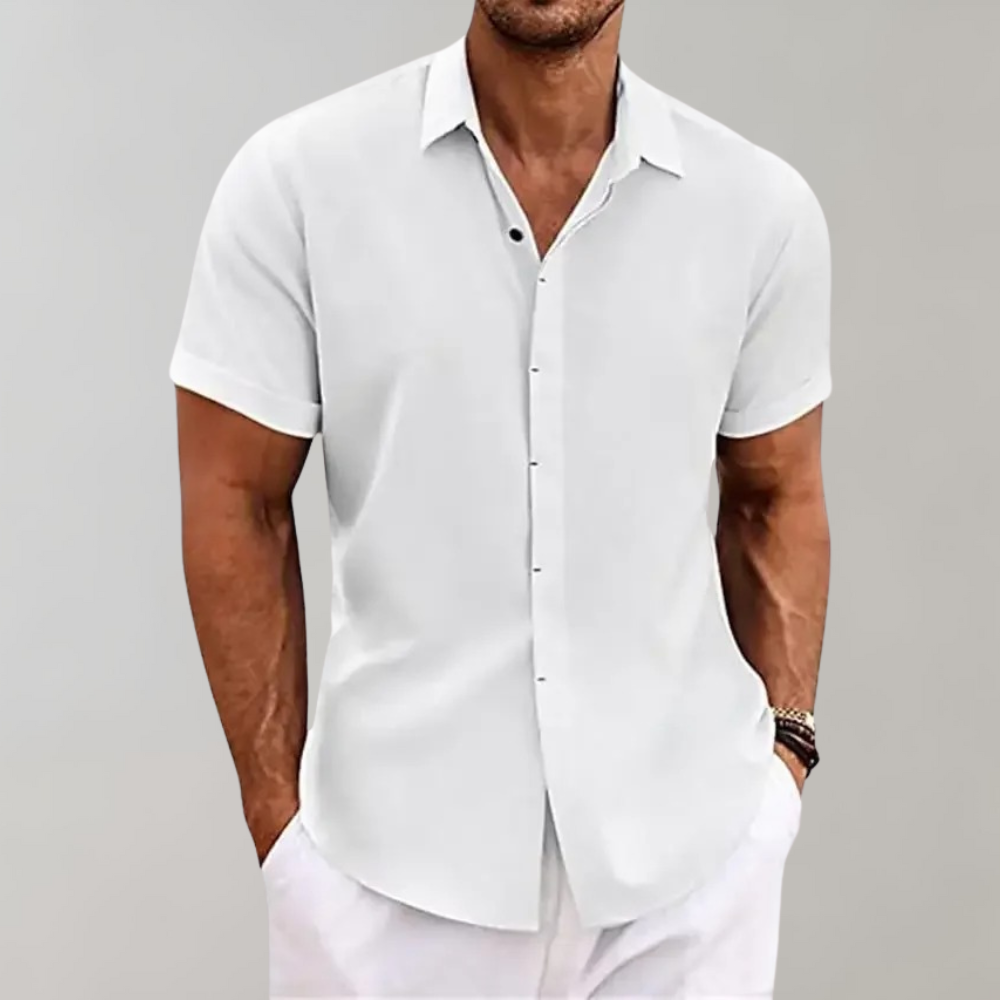 Men’s Buttoned Classic Style Polo Shirt – Fayymont