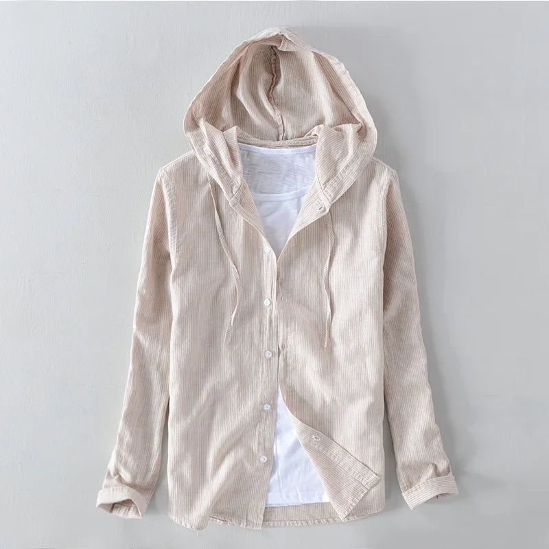 Aero Leinen-Kapuzenpullover – Fayymont