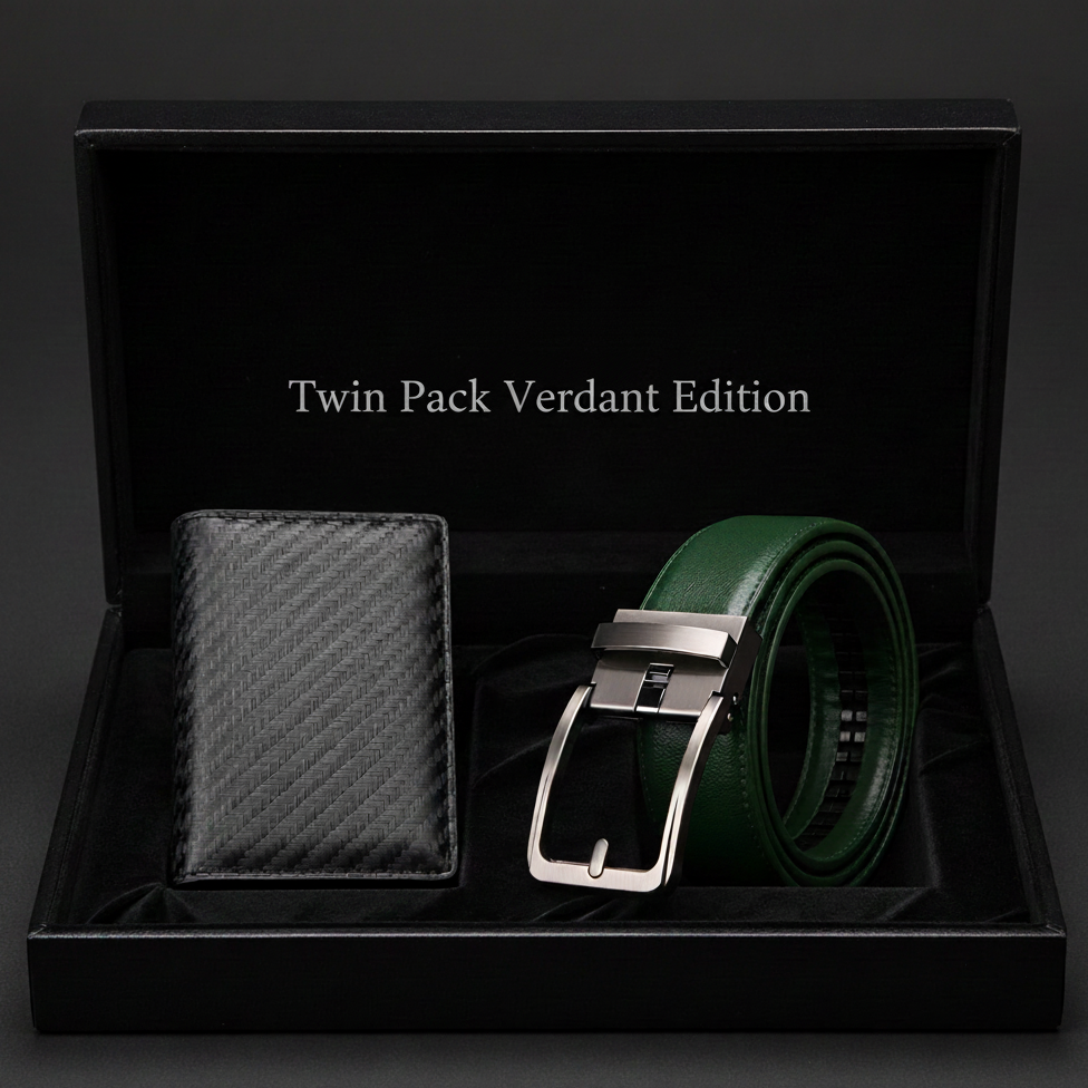 Fayymont Belt Twin Pack Verdant Edition | Auto-Ratchet + VaultLine™ RFID
