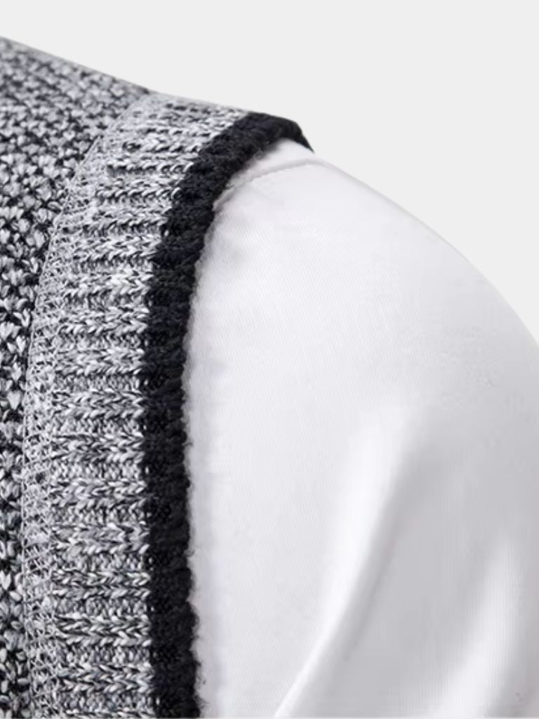 Elegante Strickweste mit durchgehendem Reißverschluss - Fayymont Co – Fayymont