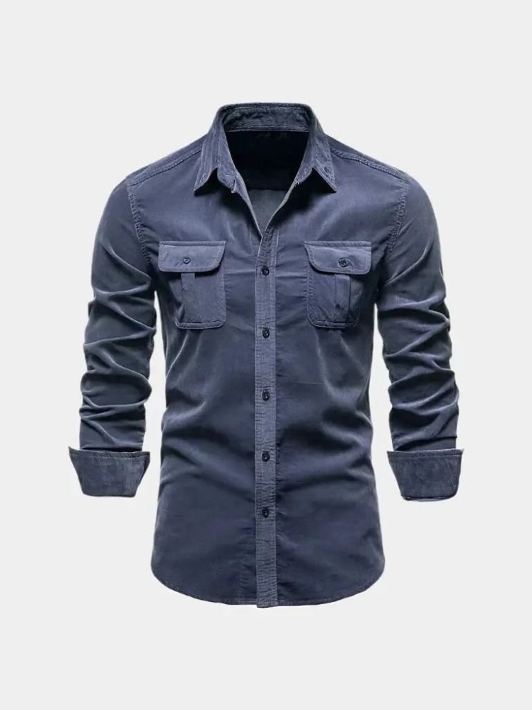 Casual Business Corduroy Shirt - Fayymont Co