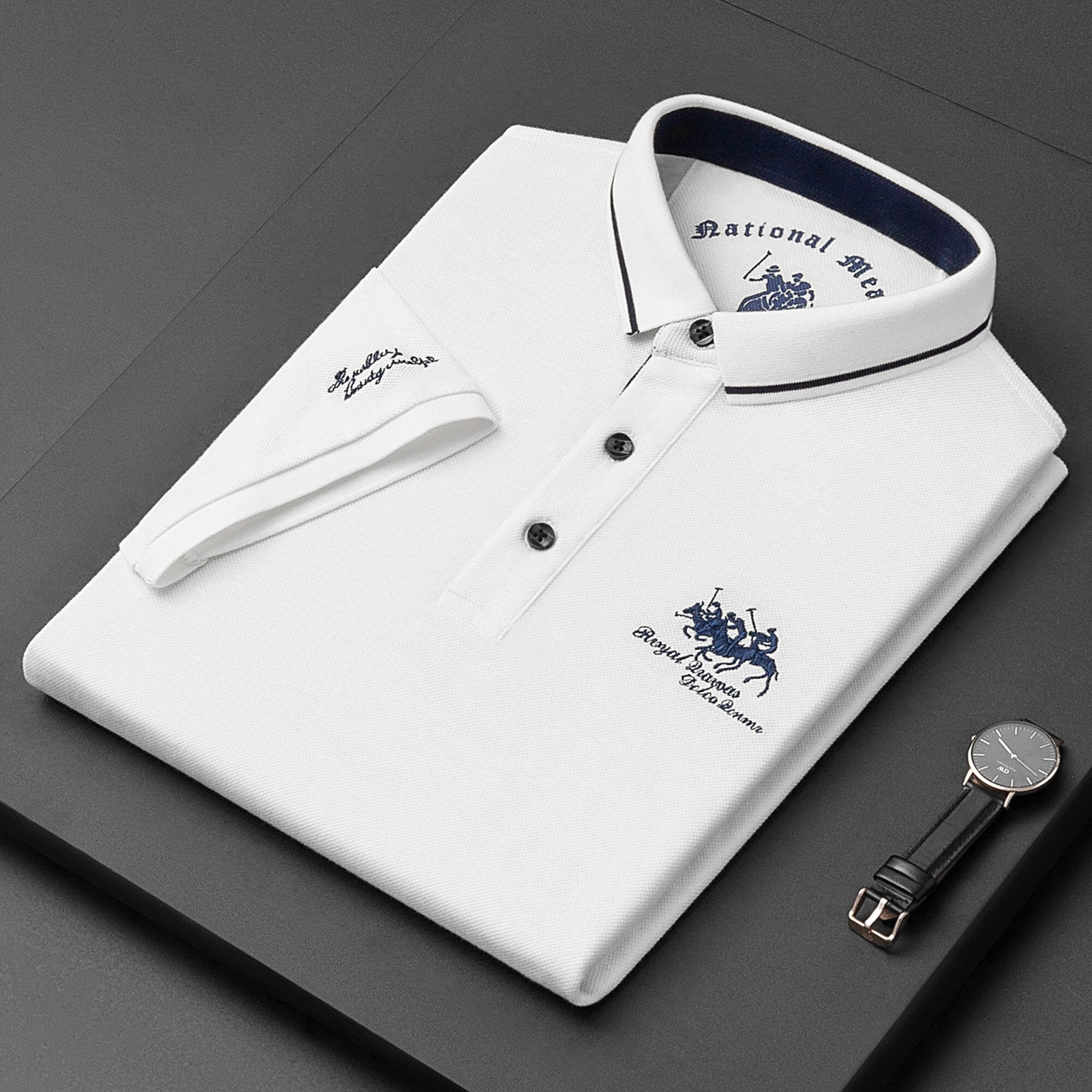 Men’s Polo Shirt with Buttons – Fayymont