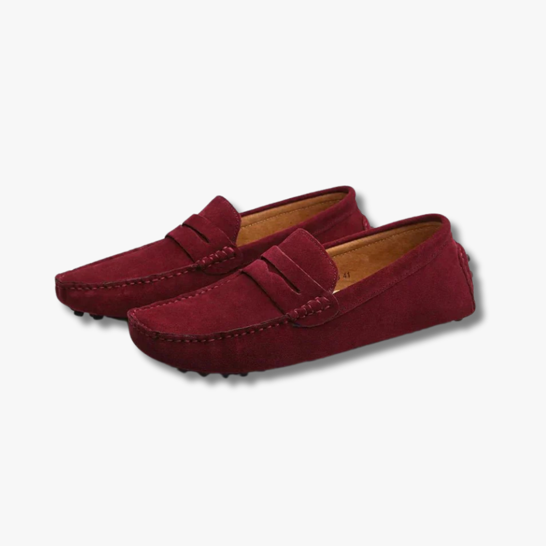 Italian-Style Suede Driving Loafers for Men – Lightweight & Stylish