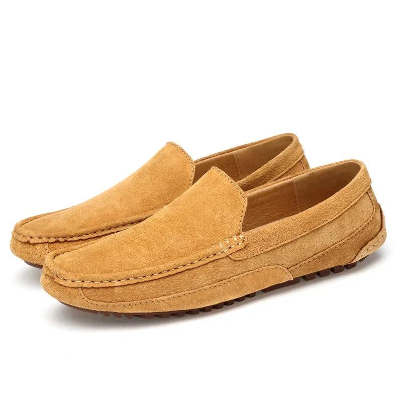 Valdrin Luxe Wildleder-Mokassins | Handgefertigte Slipper für Herren
