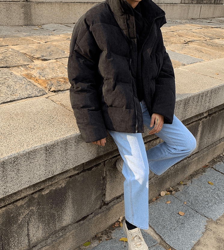 Corduroy Puffer Jacket – Fayymont