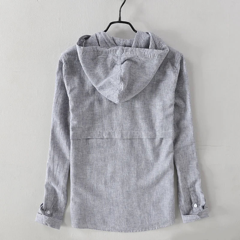 Aero Leinen-Kapuzenpullover – Fayymont
