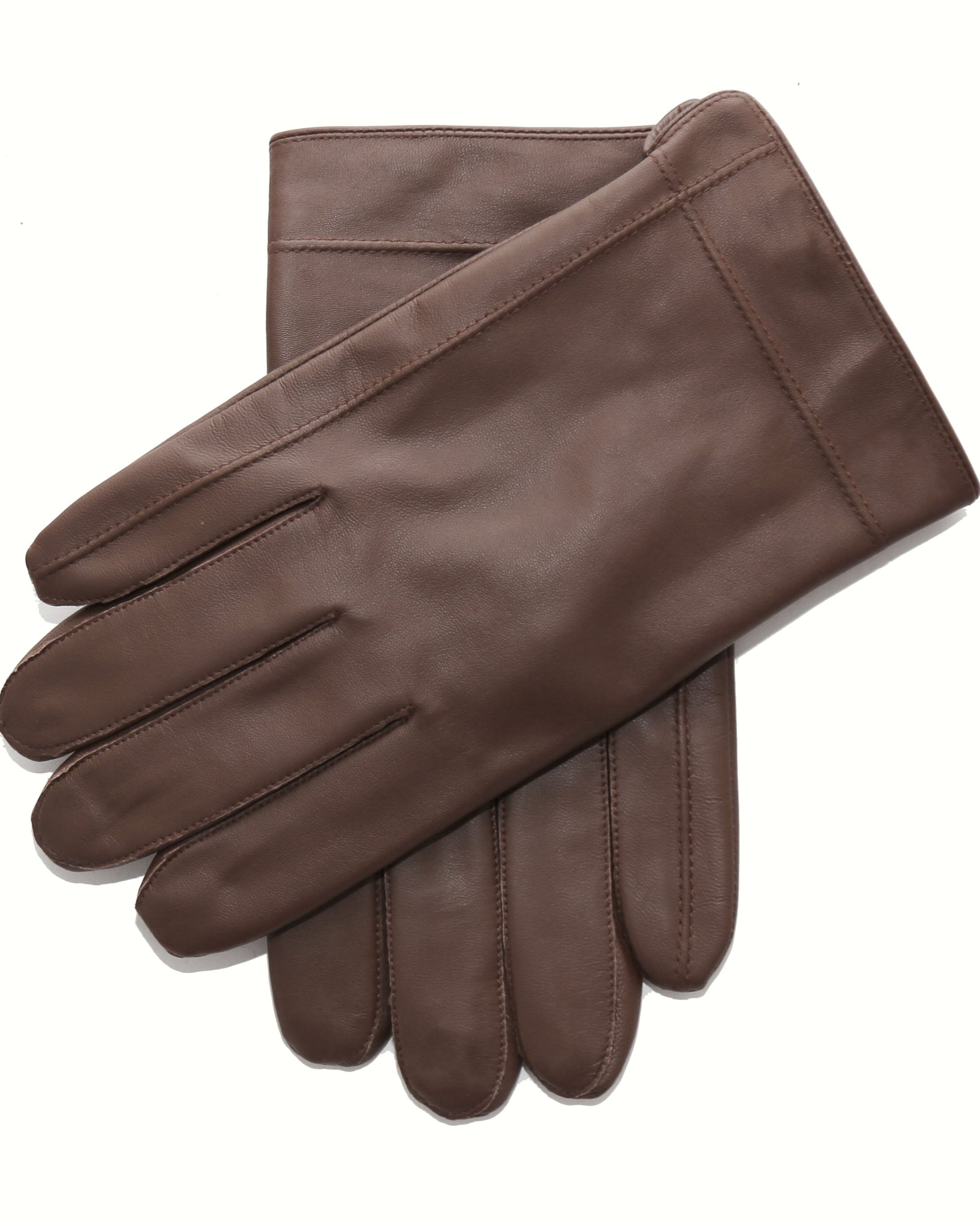 Leather Gloves - Dark Brown