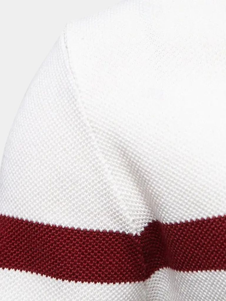 Pullover mit Viertelreißverschluss – Fayymont