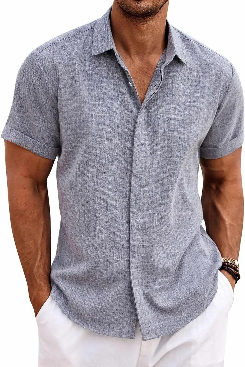 Milo Riviera Linen Shirt – Short Sleeve Summer Edition