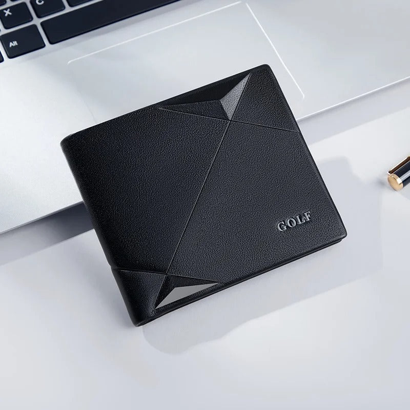 Men’s Leather Golf Wallet – Slim & Stylish