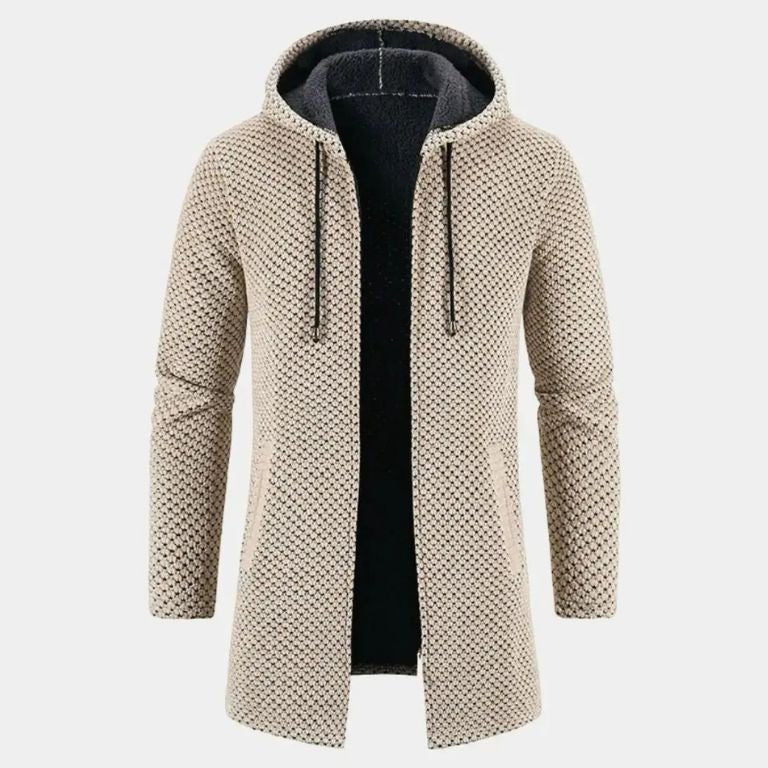 Lugano gestrickter Wintermantel mit Kapuze – Fayymont Co – Fayymont