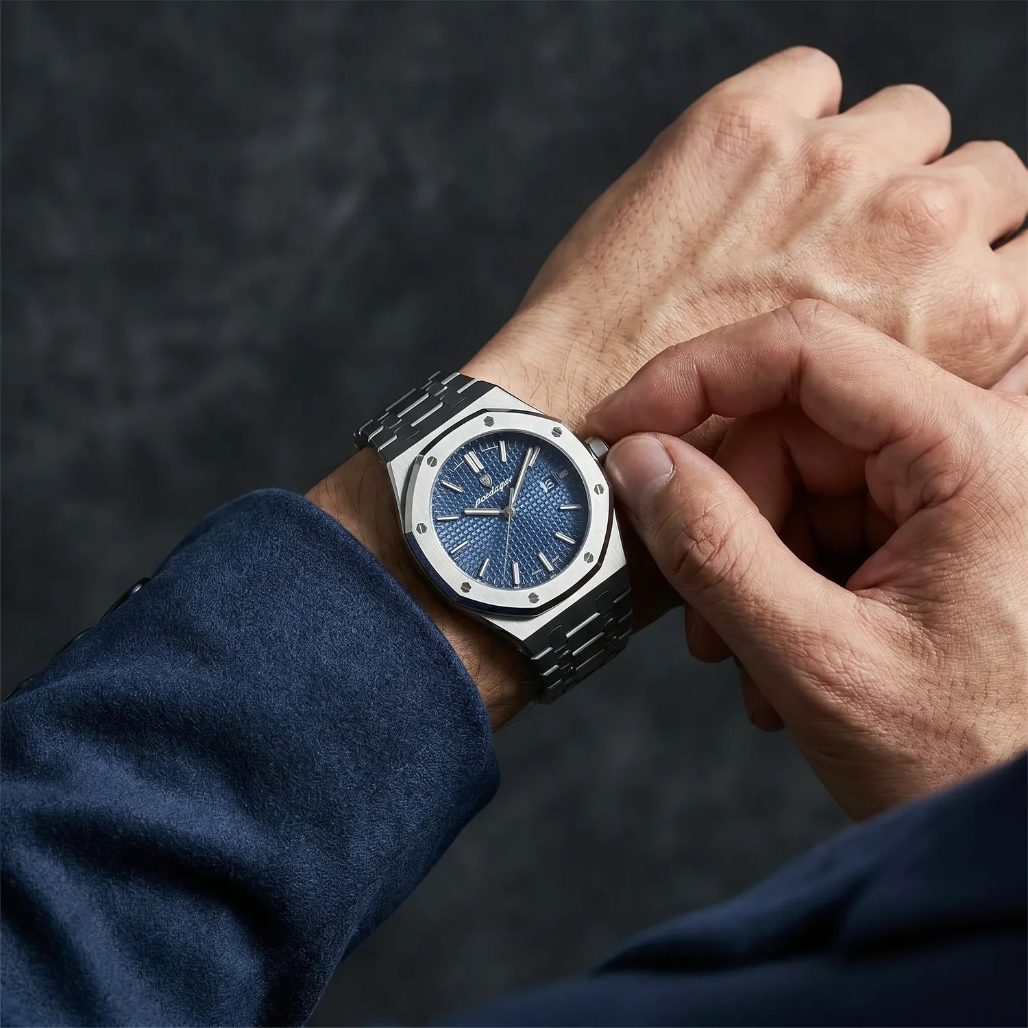 Royale Hex Kaiserlich Blau 41 mm