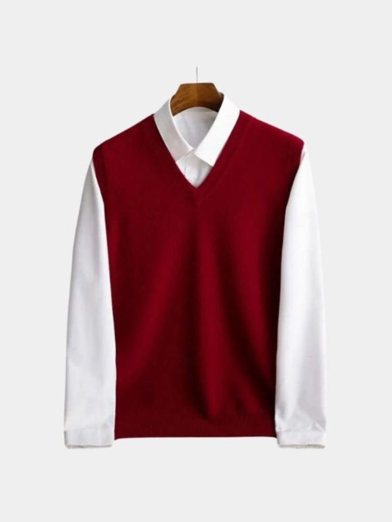 100% Merino Wool Sweater Vest - Fayymont Co
