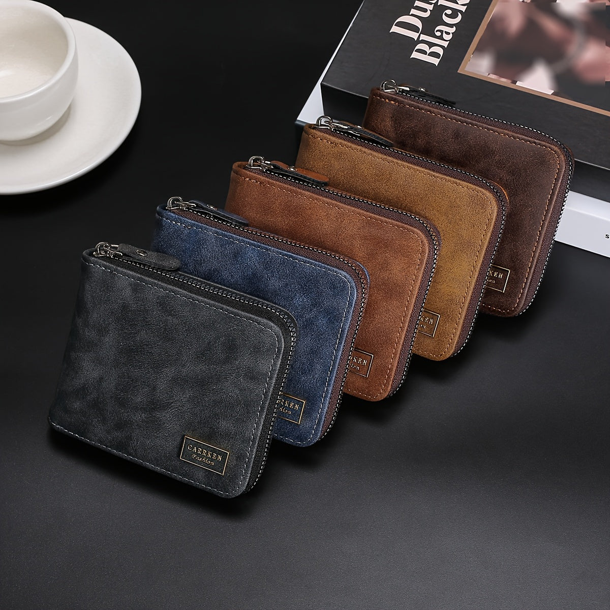 Men’s Compact Zip Wallet – Sleek. Secure. Pocket-Ready.