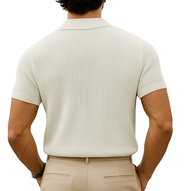 Oxford Breeze Knit V-Neck