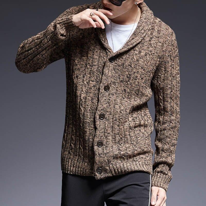 Cardigan Masculino em Algodão Pima Fiorinni