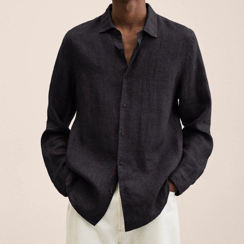 Men's Linen Shirt Elegant Style