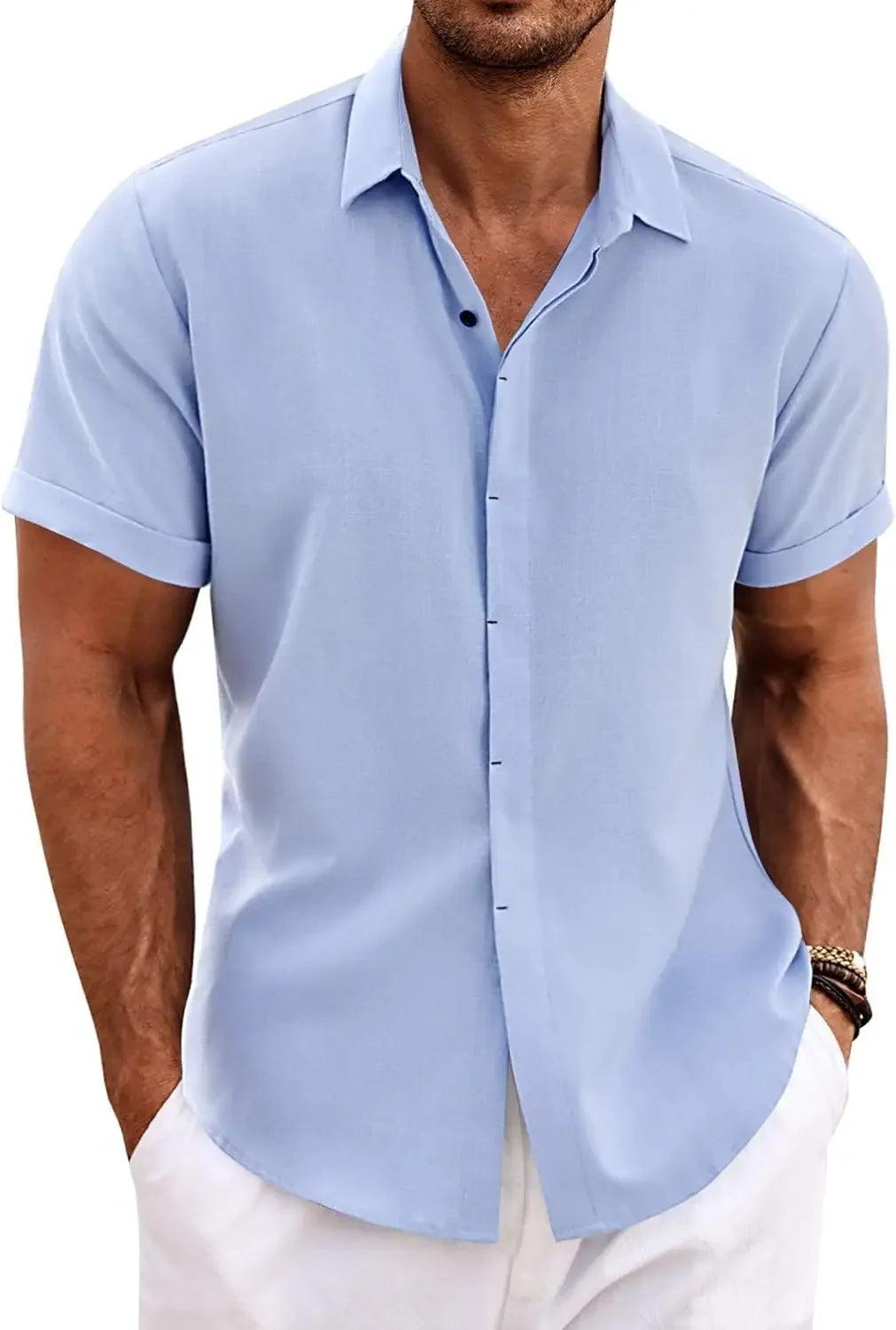 Milo Riviera Linen Shirt – Short Sleeve Summer Edition