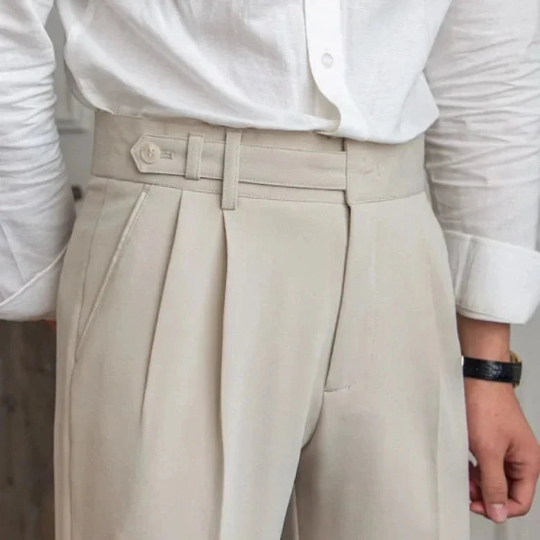 Italian Wool Trousers — Tailored Fit