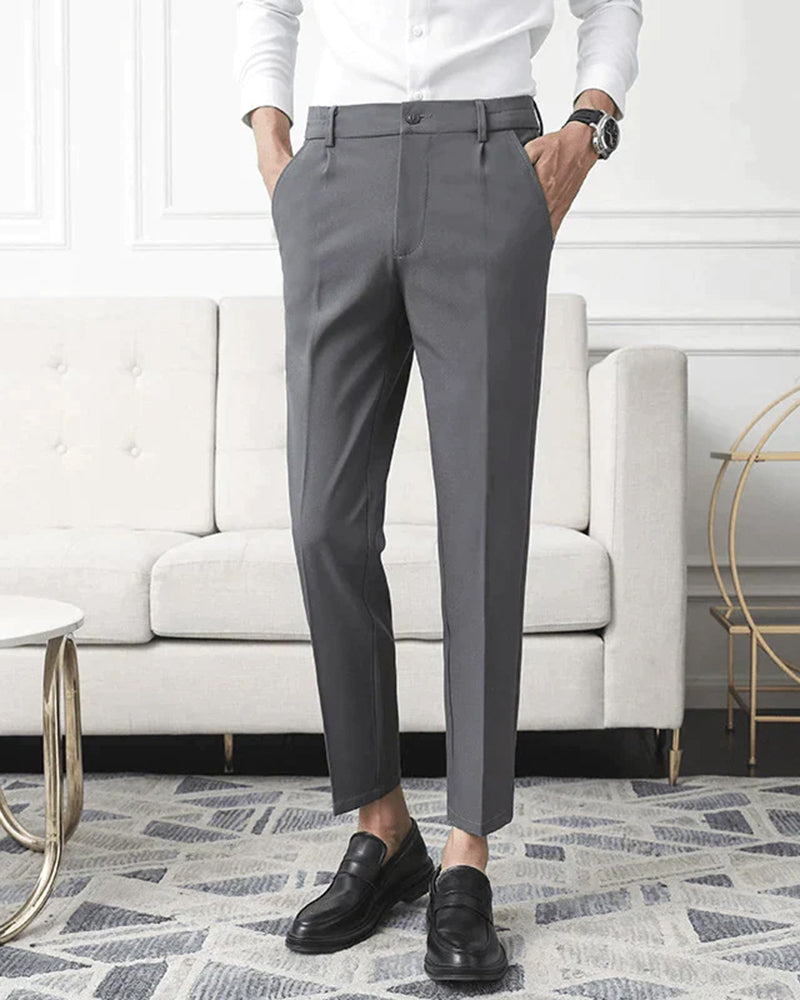 Augusto Stretch Wool Trousers