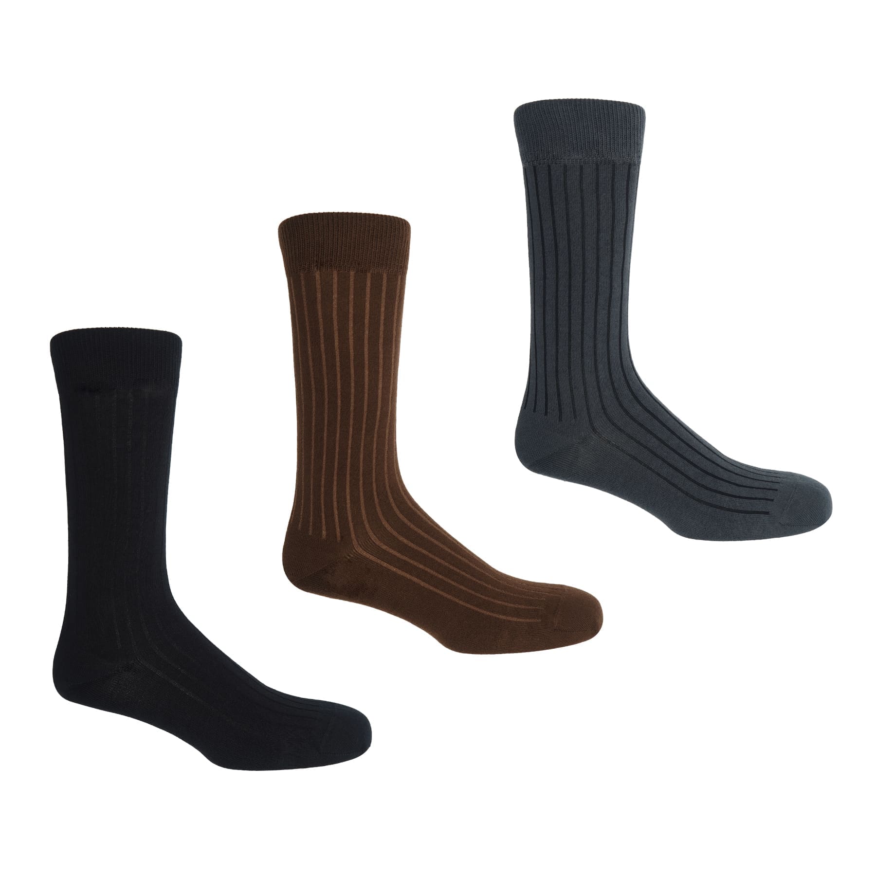 3 Pack Essential Men's Socks - Pima Cotton